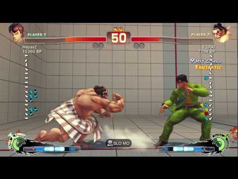 T SRAI [Honda] vs mayas2 [Fei] SSF4 Japanese Online Ranked Matches - Xbox Live