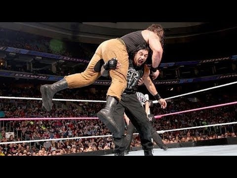 Roman Reigns vs Samoa Joe vs Braun Strowman Raw Full Match|
