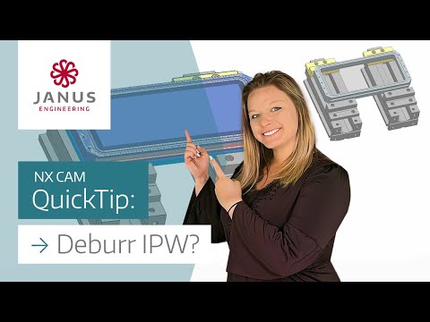NX CAM Tutorial | How to deburr you In-Process Workpiece (IPW) 🔨