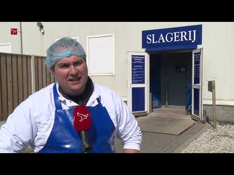 Mooi weer zorgt voor drukte bij slager