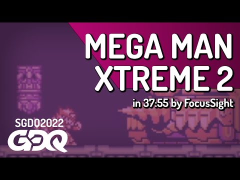 Mega Man Xtreme 2 by FocusSight in 37:55 - Summer Games Done Quick 2022