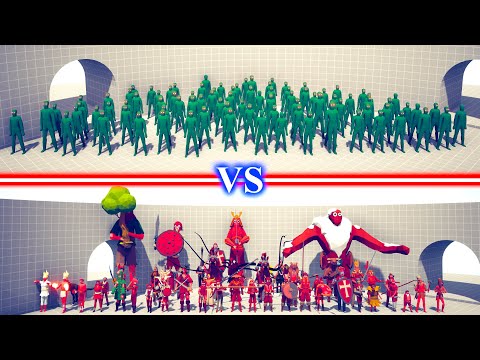 ZOMBIE Team vs MELEE Team - Totally Accurate Battle Simulator TABS