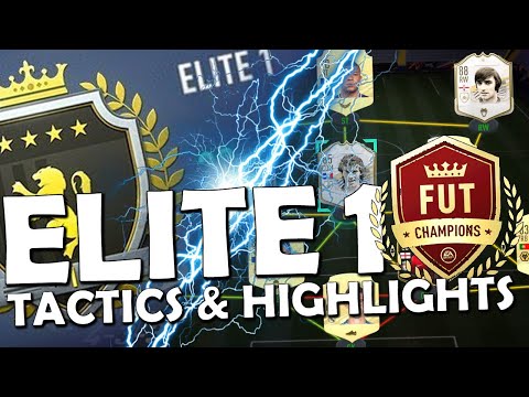 ELITE 1 FUT CHAMPIONS HIGHLIGHTS | FIFA 21 PRO PLAYER CUSTOM TACTICS + PLAYER INSTRUCTIONS | FIFA 21