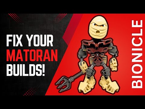 Fixing your BIONICLE Matoran! #Lego #MOC
