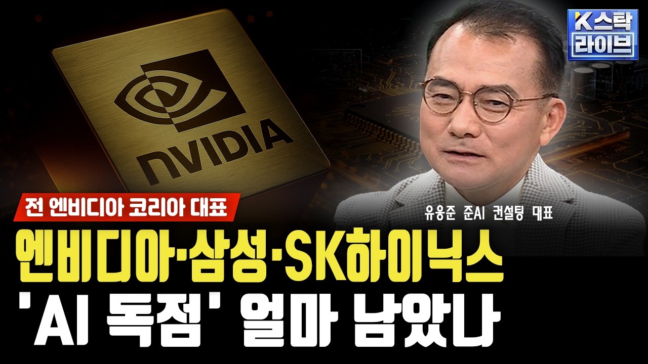 엔비디아·삼성·SK하이닉스...AI 독점 얼마 남았나ㅣ유응준 준AI 컨설팅 대표