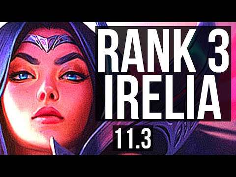 IRELIA vs GANGPLANK (TOP) | Rank 3 Irelia, 7 solo kills, 9/2/6, Godlike | BR Challenger | v11.3