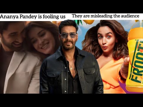 Why are Ananya Pandey,Alia Bhatt and other bollywood celebrities fooling us ?