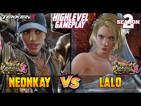 T8 – NEONKAY (Azucena) vs LALO (Nina Williams) – Tekken 8 High Level Gameplay
