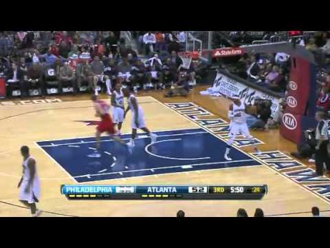 Philadelphia vs Atlanta NBA Highlights 02/04/2012