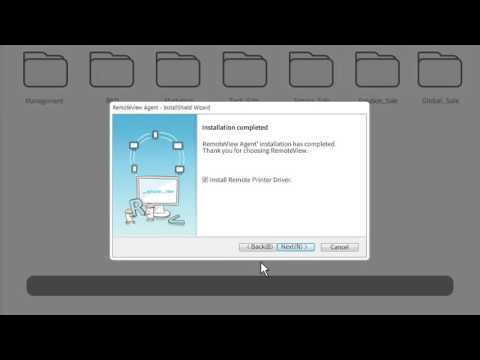 Installing the Agent - RemoteView