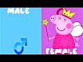 Peppa Pig Characters Gender Swap Edit Part 14