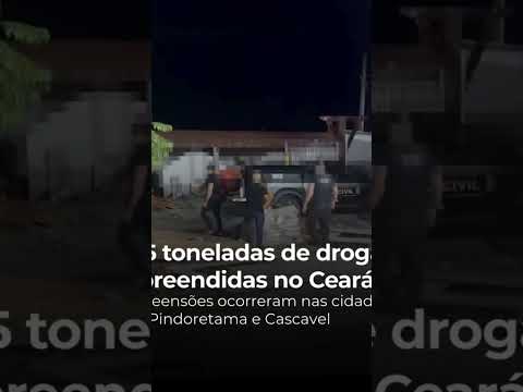 Duas toneladas e meia são apreendidas no #ceará, em Pindoretama e Cascavel. #youtube #shortvideo