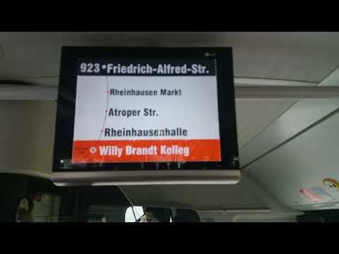 Haltestelle ansage (MAN) 923 DVG
