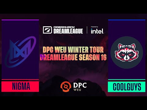 Dota2 - Nigma Galaxy vs Coolguys - Game 1 - DPC WEU Winter Tour - DreamLeague Season 16