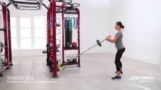 Squat with Power Pivot exercise video thumbnail