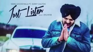 Just Listen | Official Music Video | Sidhu Moose Wala ft. Sunny Malton | BYG BYRD | Humble Music