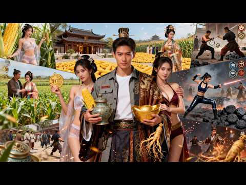 [Multi SUB] ｜打工人绑定双穿系统，携现代物资横扫古代饥荒乱世！一袋玉米换绝色婢女秋香，五百斤玉米拿下豪宅！#剧能充电站 #MiniDrama#精彩大陆短剧