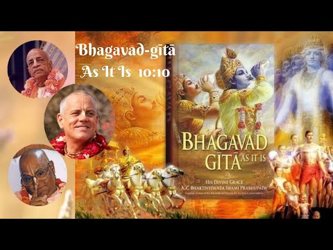 Bhagavad Gita 10.10 Krishna-katha, Hari-katha! हिंदी अनुवाद के साथ 2021-12-16-10-10 Morning Class