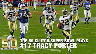#17: Tracy Porter’s Game Sealing INT in Super Bowl XLIV | Top 50 Clutch SB Plays