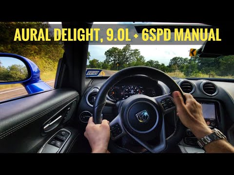 POV in 9 sec NA Viper on back roads, a brutal, visceral experience