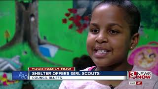 Your Family Now: Iowa shelter starting Girl Scout troop