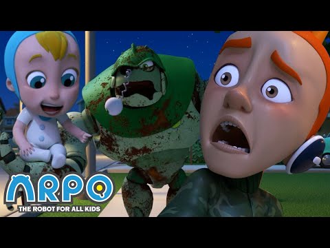 Arpo the Robot | Night Time Terrors - Arpo Gets REVENGE!!! | NEW VIDEO | Funny Cartoons for Kids