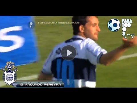 Gol de Pereyra. Gimnasia 2 - Olimpo 2. Fecha 12. Torneo Inicial 2013. Fútbol Para Todos