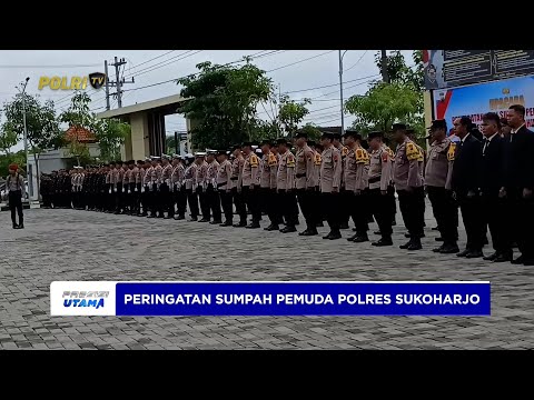 POLRES SUKOHARJO LAKSANAKAN UPACARA PERINGATAN HARI SUMPAH PEMUDA KE-97