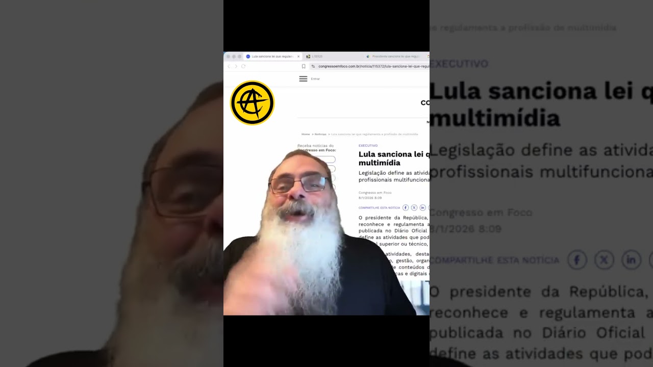 LULA SANCIONA PROFISSÃO de YOUTUBER e agora TEREMOS SINDICATO, ENTIDADE de CLASSE e PAGAR IMPOSTO