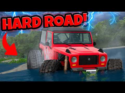 Driving the HARDEST Road in the NEW Dangerous Roads 3 Map!