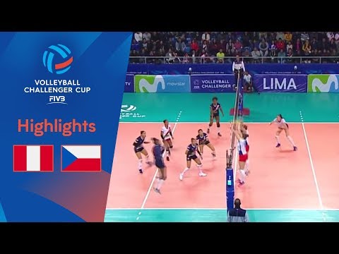 PERU vs. CZECH REPUBLIC - Match Highlights | 2019 FIVB Women’s Volleyball Challenger Cup