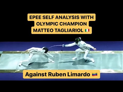 Olympic Epee Champion Matteo Tagliariol Self Analysis Against Olympic Champion Ruben Limardo