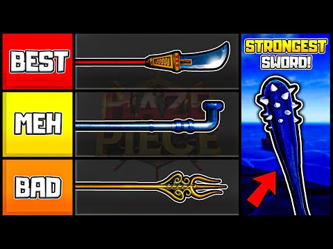 Ranking & Showcasing All Swords In Haze Piece! | Tier List