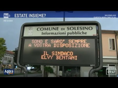 Solesino, il sindaco sceriffo arma i vigili con mitragliette - Agorà Estate  08/08/2019
