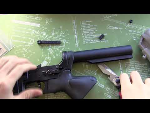 Strike Industries T-Bone Ar15 Latch less Charging Handle Install