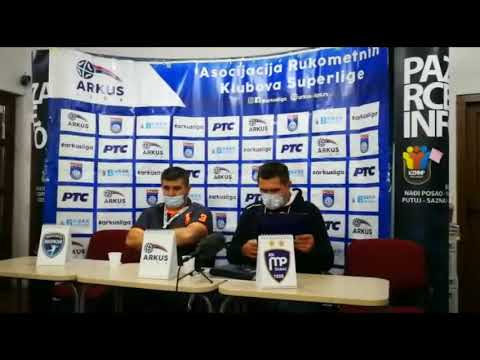 ARKUS liga 3. kolo / RK Novi Pazar - RK Metaloplastika / Konfrencija za medije