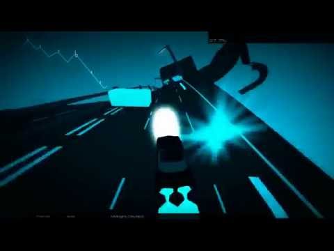 Audiosurf 2 Gameplay: 'M83 - Midnight City' Music Freeride Mode