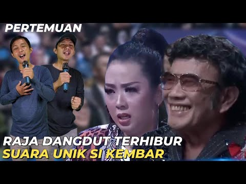 Viral!! Raja dangdut pun terhibur oleh si kembar bersuara unik dengan lagu Pertemuan