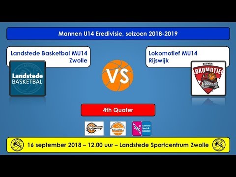Landstede Basketbal MU14 - Lokomotief MU14, 16-09-2018, 4e kwart