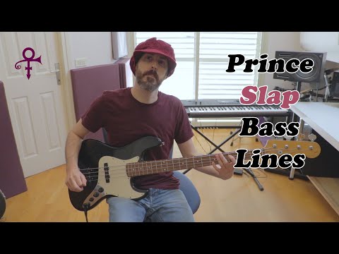 Prince - Slap Bass Lines Medley / Bass Cover