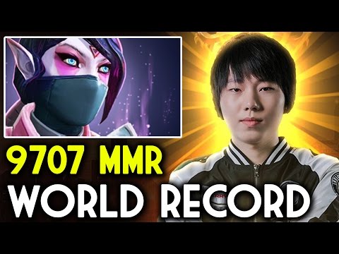 Top 1 World Paparazi 9707 MMR World Record! 7.06 Dota 2