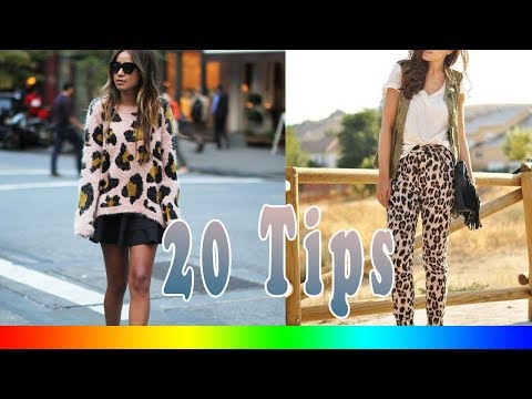 20 Style Tips On How To Wear Leopard Print Clothes