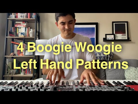 4 Boogie Woogie Piano Left Hand Patterns I Use The Most - Adam Narimatsu Lesson