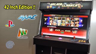 42inch Massive SUPER SLIM Arcade Cabinet ... Unleash Your Gaming Dreams ! 😎