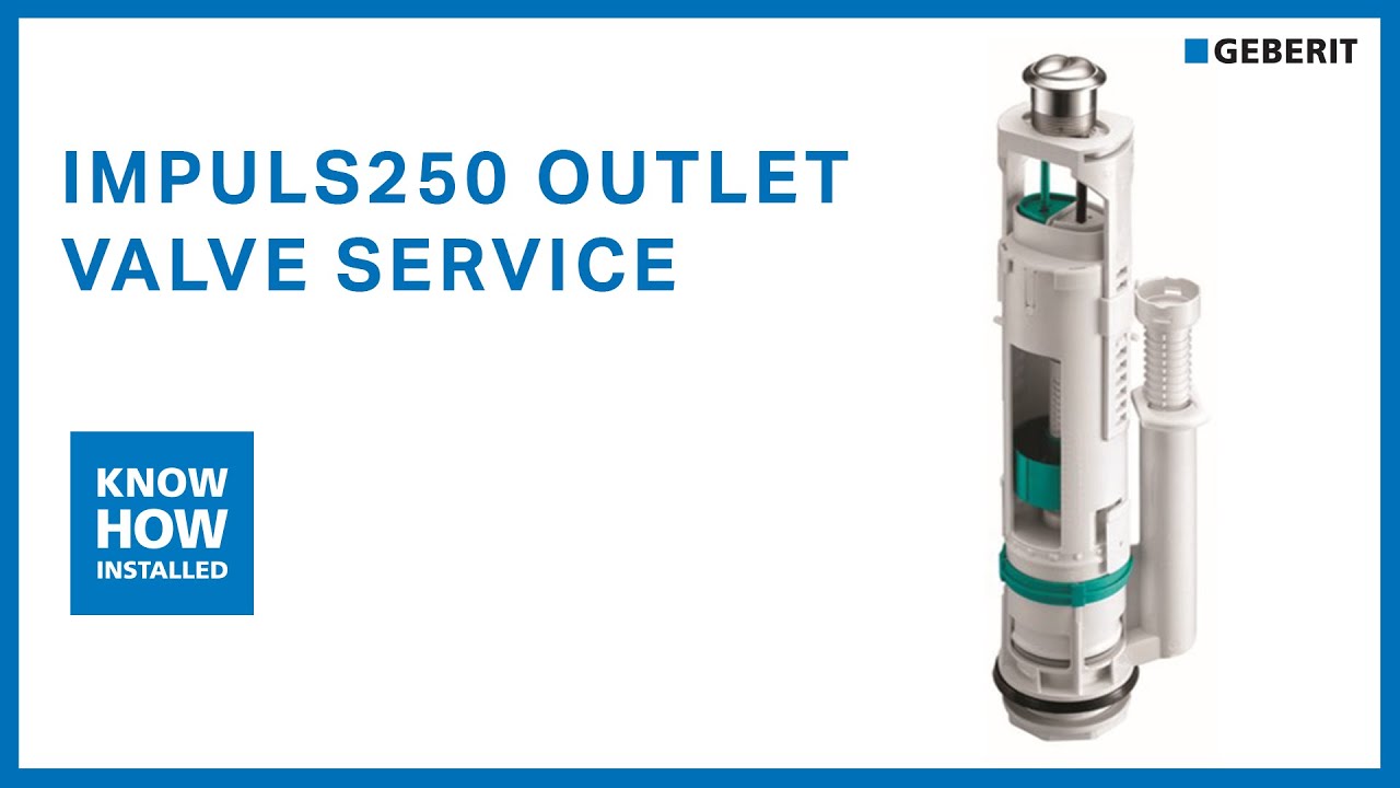 Geberit Impuls250 outlet valve service