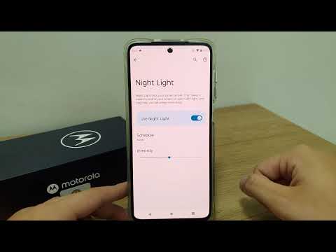 How to activate eye protection on Moto G50