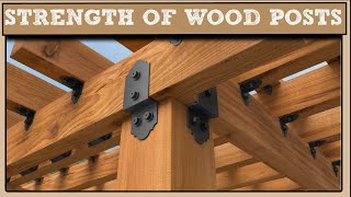 How much load can a timber post actually carry