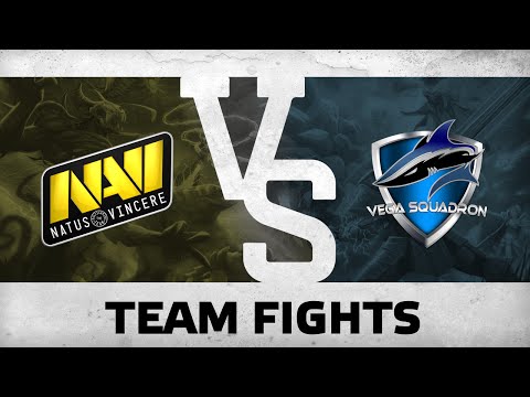 Team fights by Na'Vi vs Vega Squadron (Game 2) @ TI5 EU Quals