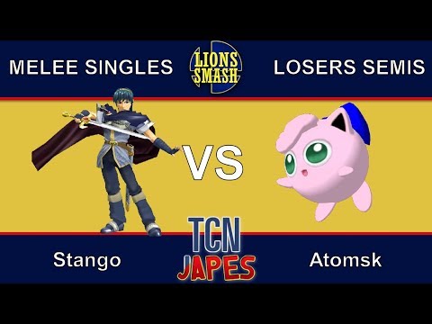TCNJapes 2 SSBM Singles - Atomsk (Jigglypuff) vs. Stango (Marth) - Losers Semis
