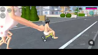 Eat Pizza and Sushi With Girlfriend - Sakura School Simulator